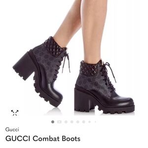Gucci Combat Boots